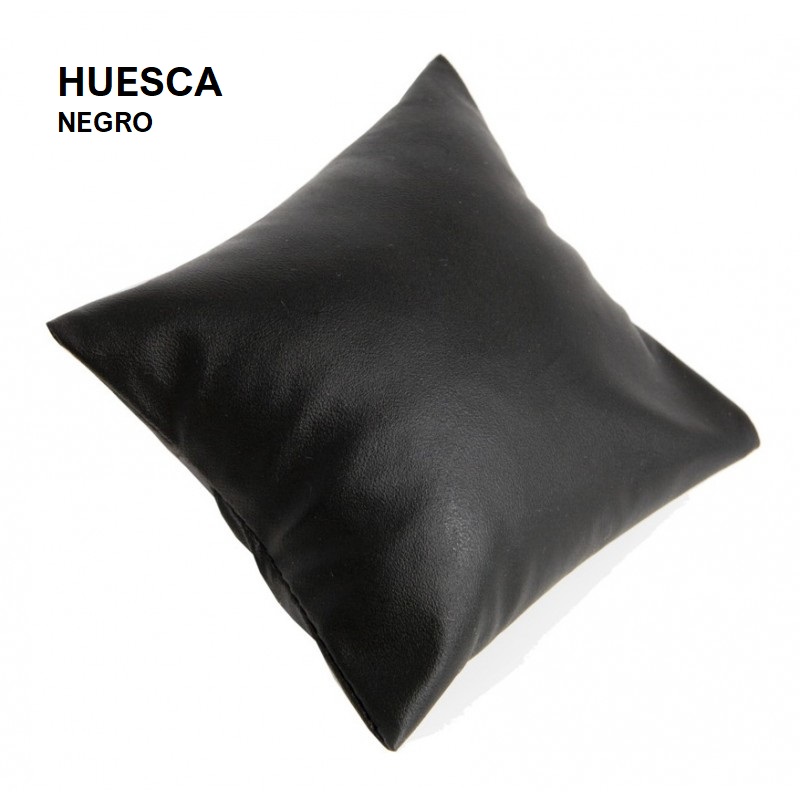 Black HUESCA case, watch cushion 90x90x75 mm.